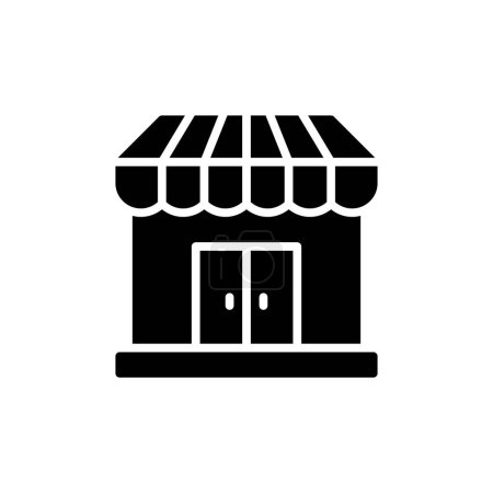 Téléchargez les photos : Store icône dans un style plat. Boutique illustration vectorielle sur fond blanc isolé. Concept d'entreprise magasin. - en image libre de droit