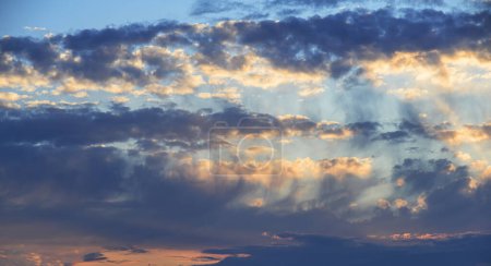 Photo for Beautiful cloudy sky. Cloudy sky as abstract background - Royalty Free Image