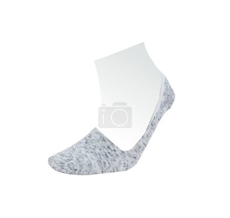 Téléchargez les photos : Petites chaussettes de ballet isolées de style différent fond blanc coloré. - en image libre de droit