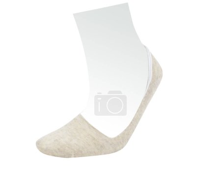 Téléchargez les photos : Petites chaussettes de ballet isolées de style différent fond blanc coloré. - en image libre de droit