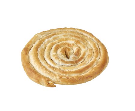 Photo for Delicious round pastry isolated. - Royalty Free Image