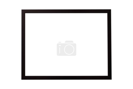 Foto de Marco de madera o marco de foto aislado sobre fondo blanco, con ruta de recorte. - Imagen libre de derechos