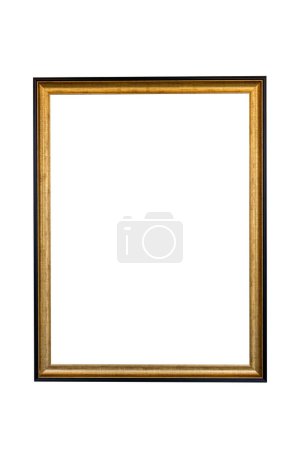 Foto de Marco de madera o marco de foto aislado sobre fondo blanco, con ruta de recorte. - Imagen libre de derechos