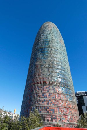 Modern buildings in Barcelona, office buildings