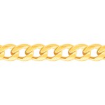 Seamless golden chain isolated on white background. Vector cartoon flat illustration.