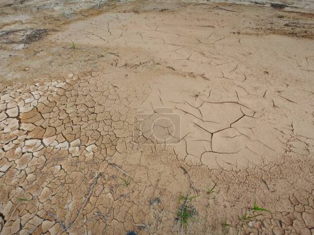 common natural phenomenon on the earth surface cracking.
