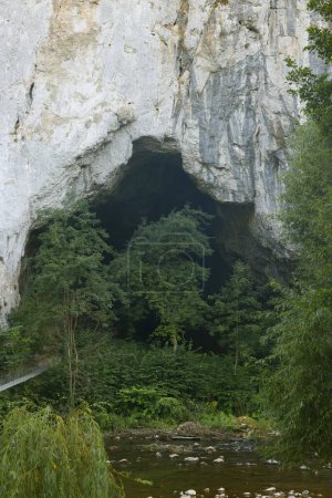 Téléchargez les photos : Entrée de la grotte d'Unguru Mare, Montagnes Apuseni, Carpates Occidentales, Transylvanie, Roumanie, Europe - en image libre de droit