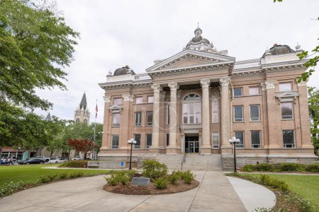 Photo for Valdosta, Georgia, USA - April 16, 2022: The Lowndes County Courthouse - Royalty Free Image