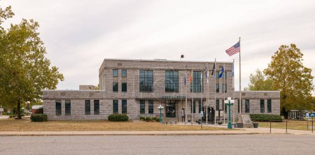 Photo for Jay, Oklahoma, USA - October 16, 2022: The Delaware County Courthouse - Royalty Free Image