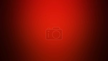 Photo for Red abstract background for Christmas. Red gradient background for product placement or website. Copy Spac - Royalty Free Image