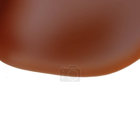 Téléchargez les photos : Chocolat fondu dégoulinant isolé sur fond blanc. Verser chocolat au lait proche u - en image libre de droit