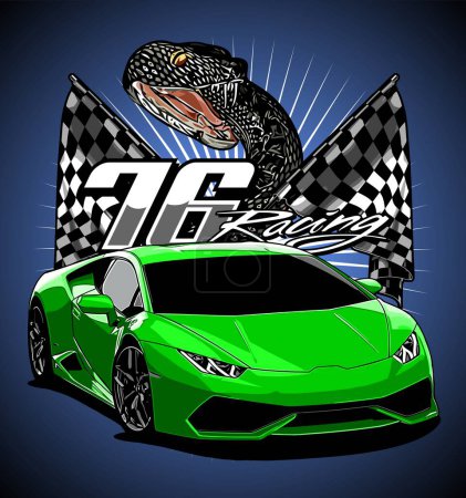 sport car vector template for graphic design