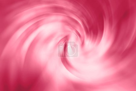 Trendy viva magenta color of year 2022, carmine red spiral vortex soft blurred abstract gradient background