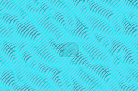 Photo for Lattice from the shiny light blue waves. Abstraction with the shiny cross wavy lines. - Royalty Free Image