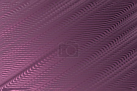 Photo for Purple wavy strokes. Abstraction with the shiny cross wavy lines. - Royalty Free Image