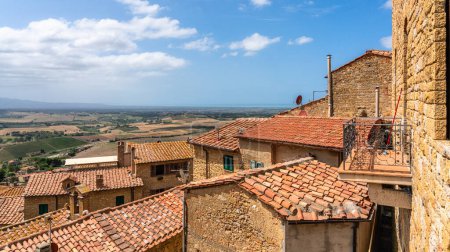 Foto de El pintoresco pueblo de Casale Marittimo, en la provincia de Pisa, Toscana, Italia - Imagen libre de derechos