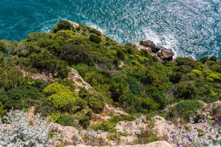 Foto de Hermoso paisaje mediterráneo cerca de la ciudad de Gaeta, Provincia de Latina, Lazio, Italia - Imagen libre de derechos