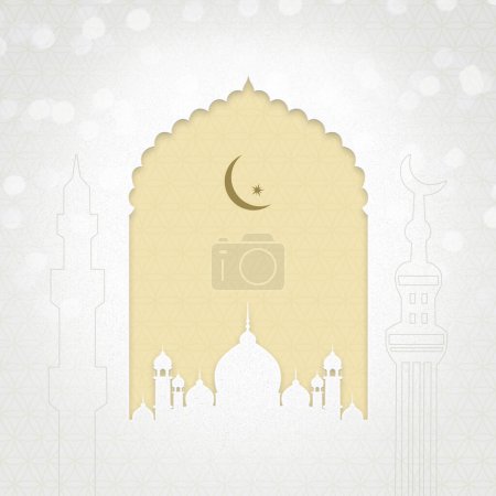 Vektorillustration eines Hintergrundes für Ramadan-Kareem