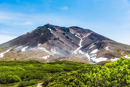 Foto de Monte Akadake, Parque Nacional Daisetsuzan en Hokkaido, Japón - Imagen libre de derechos