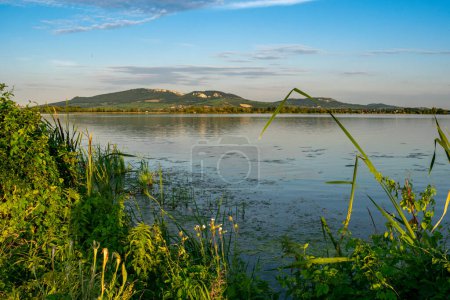 Photo for Palava hills behind the Nove Mlyny water reservoir - Royalty Free Image