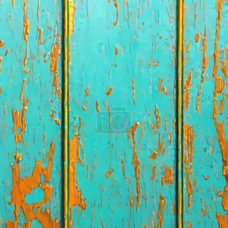 Foto de Tableros de madera pintados coloridos - Imagen libre de derechos