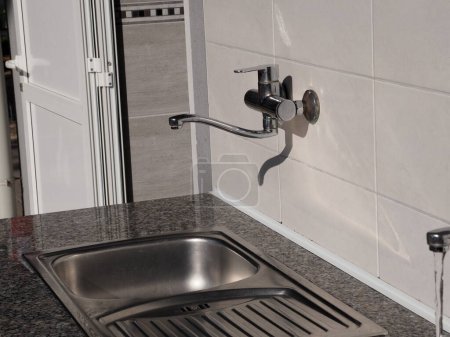 Faucet for washing dishes and fruits in summer camping