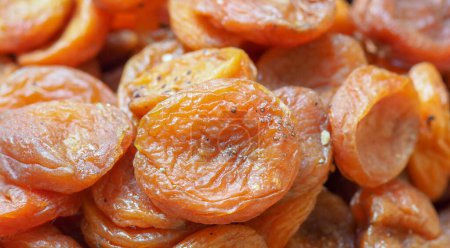 Close-Up of Delicious Dried Apricots