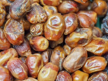 Tasty Dates: Large Natural Sweet Dessert with Glossy Texture