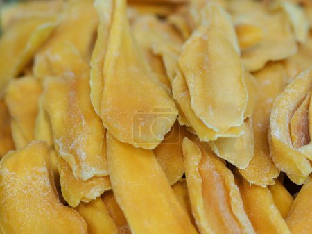 Dried Mango on a Market Counter: Tropical Taste in Every Slice