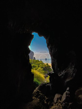 Téléchargez les photos : Grotte Princesse ou Phra nang à Krabi, Thaïlande, Asie du Sud-Est - en image libre de droit