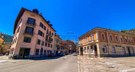 Téléchargez les photos : Susa street views in the Metropolitan City of Turin, Piedmont, Italy. High quality photo - en image libre de droit