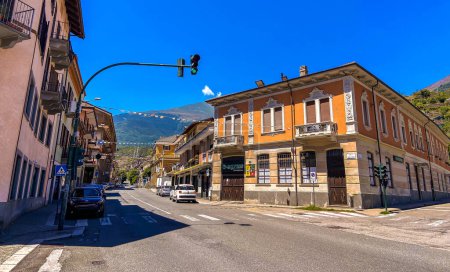 Téléchargez les photos : Susa street views in the Metropolitan City of Turin, Piedmont, Italy. High quality photo - en image libre de droit