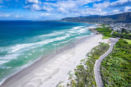 Photo for Aerial view of Grotto beach in Hermanus, South Africa, Africa - Royalty Free Image