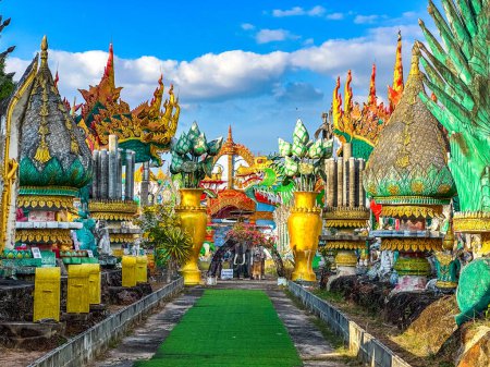 Photo for Wat Pa Non Sawan in Roi Et, Thailand. High quality photo - Royalty Free Image