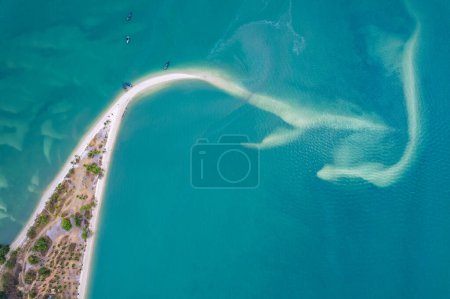 Photo for Aerial view of Laem Haad Beach in koh yao yai, Phang Nga, Thailand, south east asia - Royalty Free Image