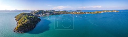 Photo for Aerial view of Ao Yon beach in Phuket, Thailand, south east asia - Royalty Free Image