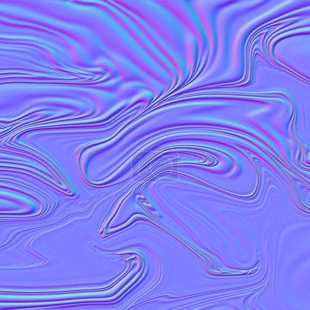 Foto de Abstract liquid lines, Normal map texture,for bump map texture 3d shaders and materials-3D illustration - Imagen libre de derechos