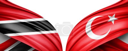 Téléchargez les photos : Drapeau Tobago et drapeau Turquie - en image libre de droit