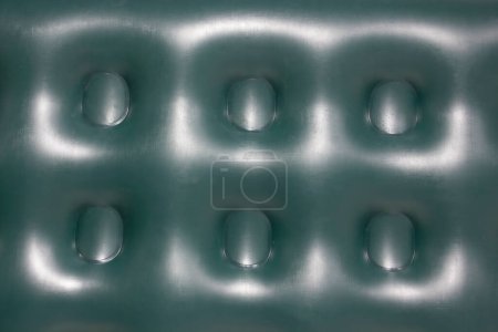 Photo for Air mattress surface texture, green background abstraction. - Royalty Free Image