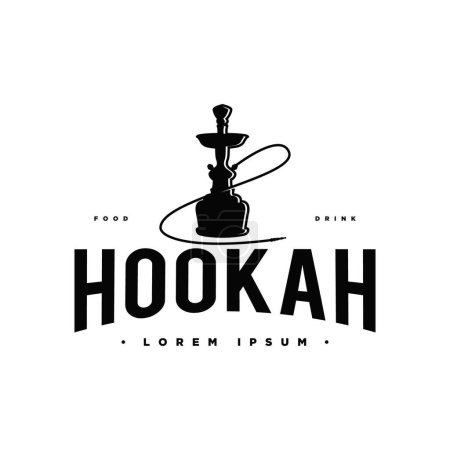 Photo for Hookah logo icon and vector - Royalty Free Image