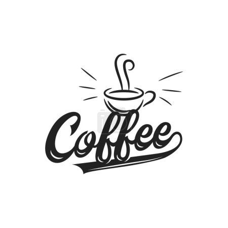 Photo for Coffee and cafe logo icon and vector - Royalty Free Image