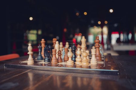 Photo for Chess game, strategy concept - Royalty Free Image