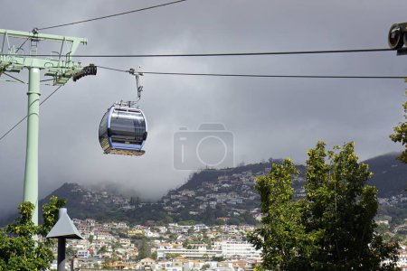 Photo for Transportation with the cable car on madeira island - Royalty Free Image