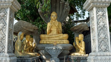 Mongkol Serei Kien Khleang Pagoda in Phom Penh in Cambodia