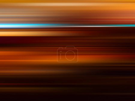 Photo for Abstract red light speed line in dark background. City light trails blur. - Royalty Free Image