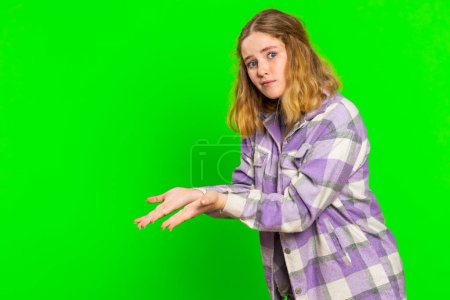 Woman raising hands asking what why reason of failure, demonstrating disbelief irritation by troubles trendy social media meme anti lifehacks ridicules people who complicate simple tasks for no reason