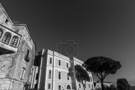 Photo for Teano, Caserta, Campania. Town of pre-Roman origins, located on the slopes of the volcanic massif of Roccamonfina.  View of the historic center. - Royalty Free Image