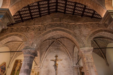 Photo for Probably built in the 12th century, original frescoes from the 15th century are still clearly visible inside, while the vault was frescoed in the early 1900s. - Royalty Free Image