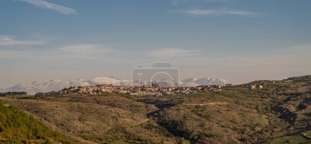 Photo for Capracotta, Isernia, Molise. It is an Italian town of 871 inhabitants in the province of Isernia, in Molise.  It is located at 1,421 meters above sea level. - Royalty Free Image