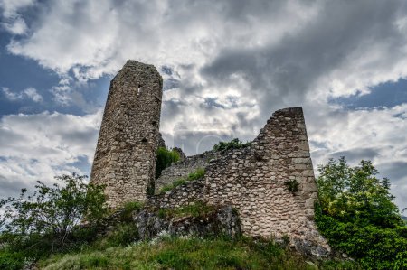 Le château d'Alfedena est les ruines d'un château datant du 10ème-11ème siècle dans la municipalité italienne du même nom dont une tour octogonale et des parties des murs restent